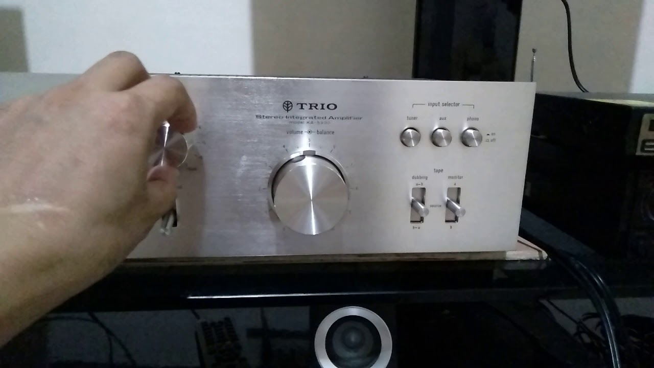 TRIO KA-5300 Stereo Integrated Amplifier - YouTube