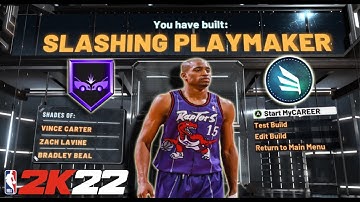 *BEST* Vince Carter build on NBA 2K22 Current gen | BEST SLASHING PLAYMAKER SHOOTING GUARD BUILD