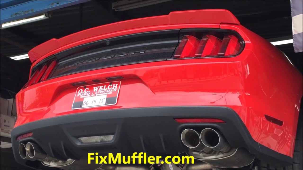 Ford Mustang Straight Pipe YouTube