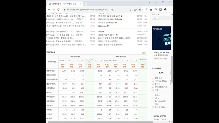 031820콤텍시스템 주가 전망 및 차트 분석