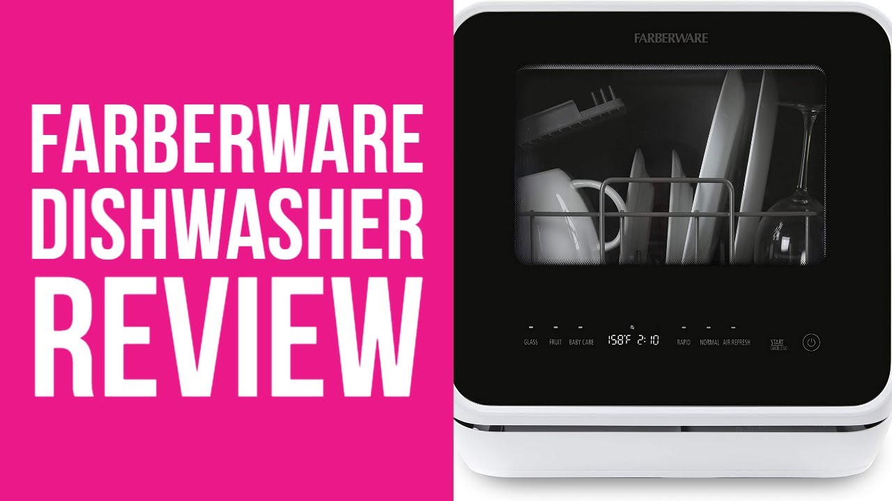 Farberware FDW05ASBWHA Complete Portable Countertop Dishwasher