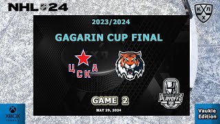 KHL - CSKA Moscow vs Amur Khabarovsk - Gagarin Cup Final - Season 2023/24 - NHL 24