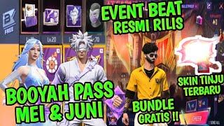 BOCORAN BOOYAH PASS MEI & JUNI TERBARU 2026, ITEM EVENT CARNIVAL BEAT PENGGANTI RAMADAN,SKIN TINJU