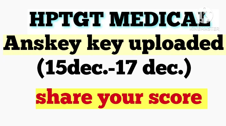 HPTGT MEDICAL answer key || HP TGT medical anskey uploaded|| #hprca #hptgtmedical #answerkey