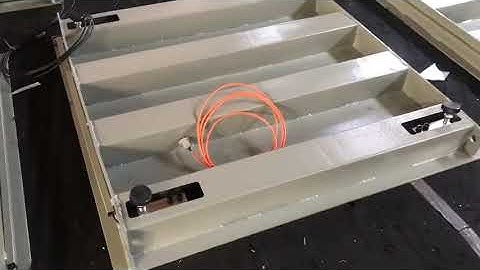 The installation of floor scale