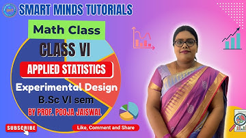 Experimental Design in Applied Statistics|BSc VI Sem| #AppliedStatistics #ExperimentalDesign #maths