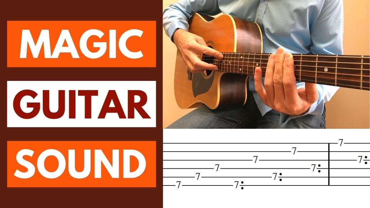 [Harp Harmonic Guitar Tutorial) Harp Harmonic Arpeggio Patterns YouTube