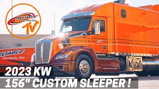 Exotic Car Hauling Couple NEW 2023 Kenworth T680 with 156