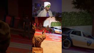 تحدي الباركور والهروب من الشرطه ! #shorts #abosaleh