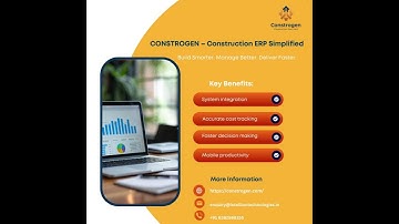 Revolutionizing Construction Management with Constrogen ERP | Smart Projects. Smart Future.