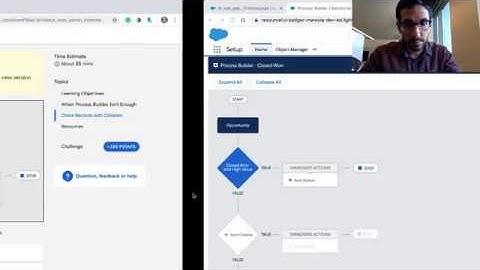 Combine the Power of Process Builder and Flow Builder / Becoming a Salesforce Admin with Trailhead