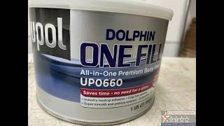 U-POL UPO660 Dolphin One Fill All-In-One Premium Auto Body Repair Filler 1 Quart