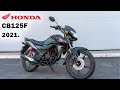 Honda CB125F 2021 125cc Full - Size Motorcycle Walkaround, Starting Sound, First Look