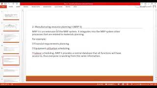 EM Lecture.4 | Miss Sara Sanaullah | Chapter.4 | Production Planning and Control