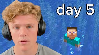 I Spent 7 Days in the Ocean - Minecraft