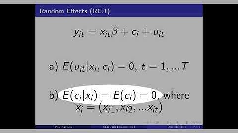 15.2) Random Effects (RE) vs Fixed Effects (FE)