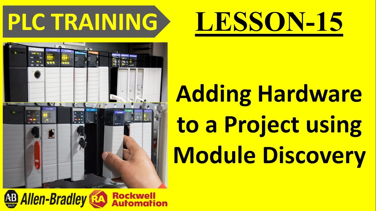 #16 Adding Hardware to a Project using Module Discovery || PLC TRAINING ...