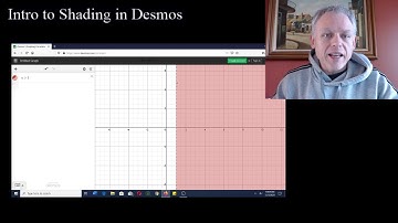 Shading in Desmos 1 one variable