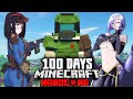 I Survived 100 Days in Fallout World in Hardcore Minecraft