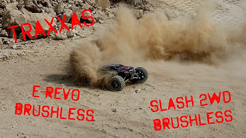 TRAXXAS E-Revo & Slash Bash // GoPro Hero 3+ // Slowmotion