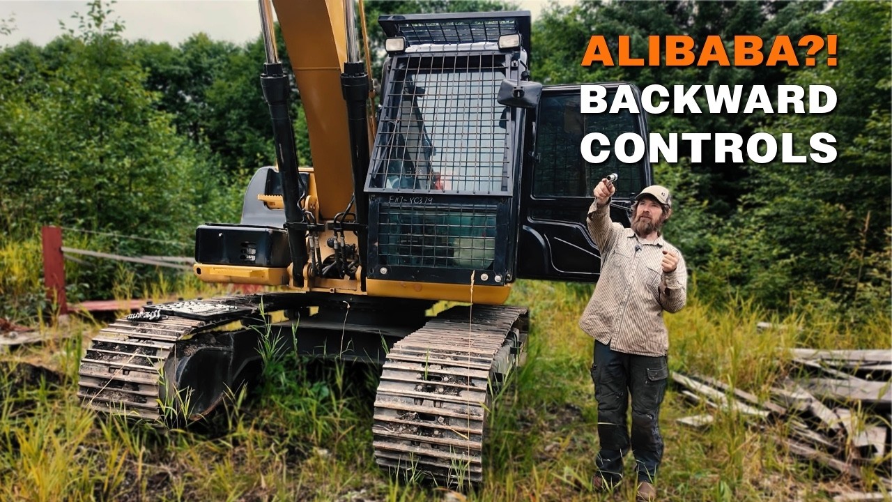 Fixing a Chinese-Market CAT Excavator in Remote Alaska!