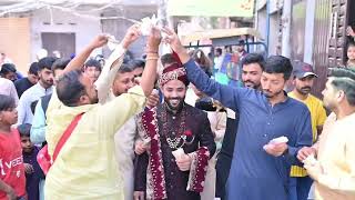 Barat Video 🤩| Punjabi Dhol Bhangra 🥁| Pakistani Wedding Dance 🕺| Arslan Ali Vlogs 🔥: 4K Video