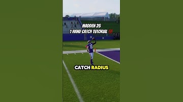 HOW TO ONE HAND CATCH IN MADDEN 25 #madden #madden25 #shorts #football