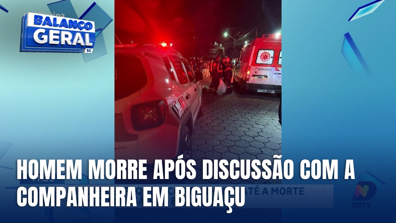 Mulher é presa após esfaquear companheiro até a morte em Biguaçu