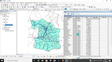 Manajemen Data Atribut, Visualisasi Data, dan Layout Peta Menggunakan ArcGIS