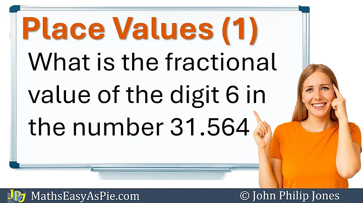 Identify the fractional value represented by the digit 6 in 31.564