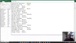 CREATING A CLASS LIST FROM BLACKBOARD