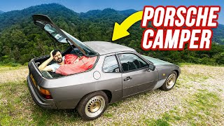Camping In A 40 Year Old Porsche