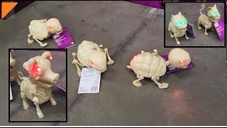 Animated Skeleton Turtle Pig Dog & Cat | Halloween Decor