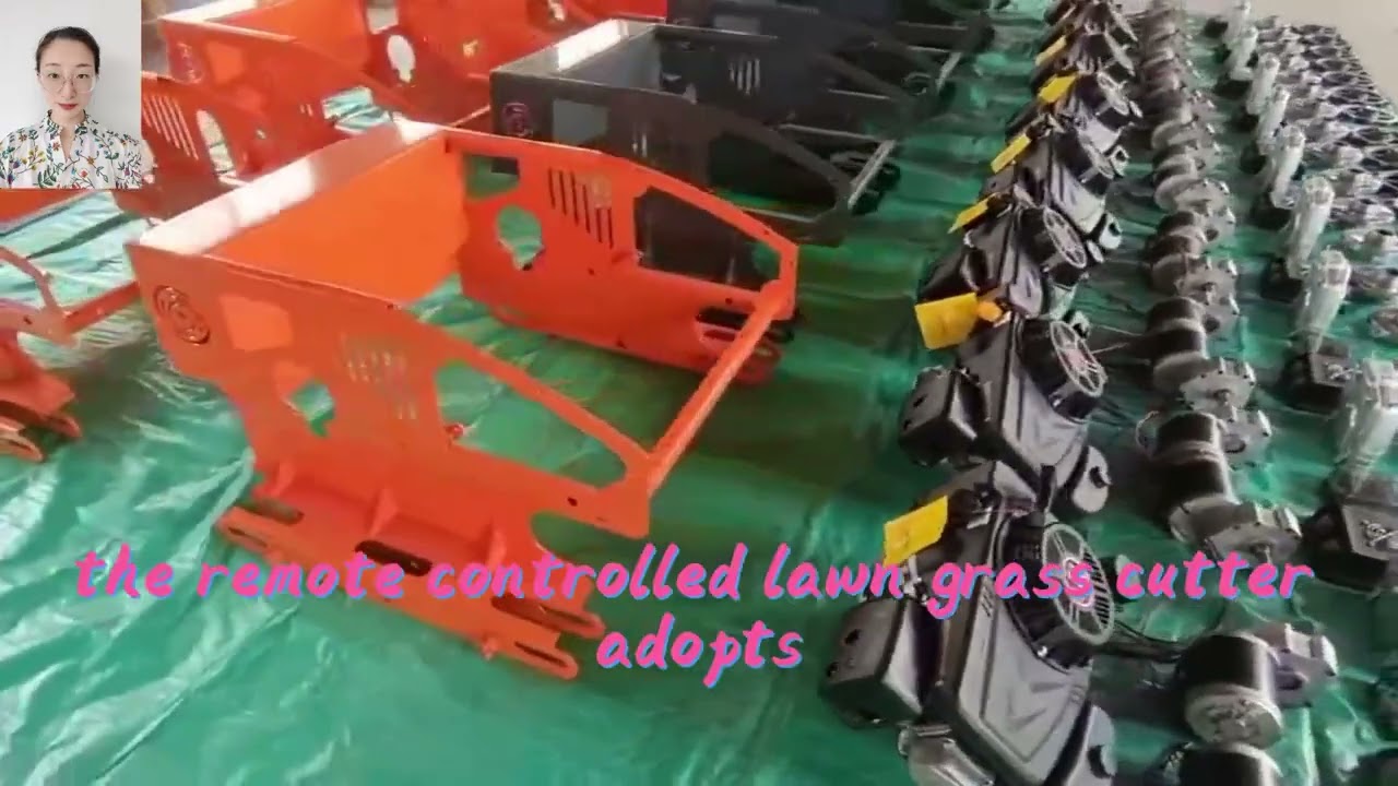 Loncin 9HP engine 200 meters long distance control radio controlled slope mower