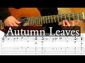 Autumn Leaves for Guitar (with Tab)-Robert Lunn's Guitar School