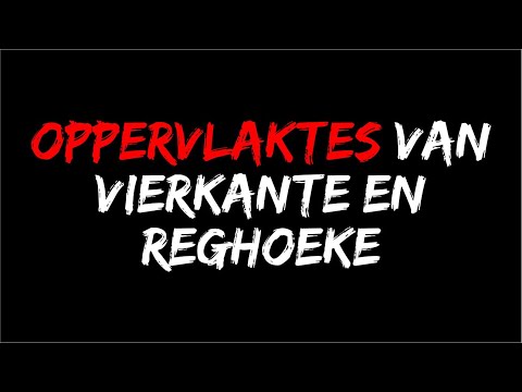 Video: Hoe Om Die Sy Van 'n Vierkant Te Bereken