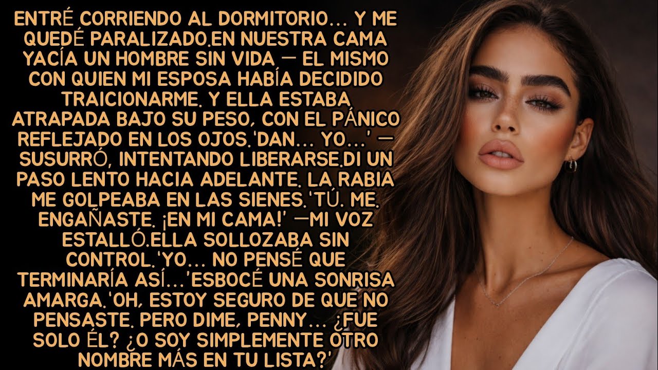 Entré corriendo al dormitorio… y me quedé paralizado.En nuestra cama yacía un hombre sin vida ...