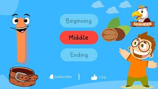 LETTER L MIDDLE SOUND | WRITING | KINDERGARTEN LETTERS| SHAHEEN DIGIKIDS