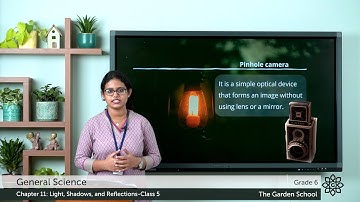 Grade 6 General Science Chapter 11 Class 5 How is an image formed in a Pinhole Camera