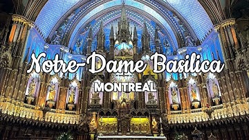 Most Beautiful Church in Canada | Notre-Dame Basilica | Montreal | Quebec | Canada Travel