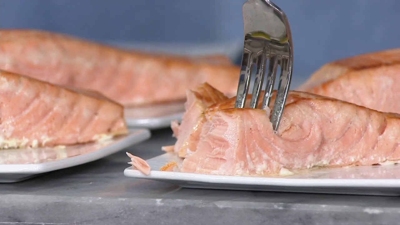 Egg Harbor (10) 6 oz. Faroe Island Premium Salmon Filets on QVC - YouTube