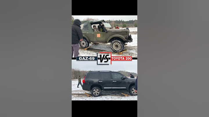 LAND CRUISER 200 vs GAZ-69