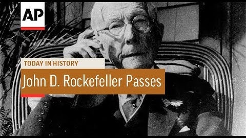 John D. Rockefeller Passes - 1937 | Today In History | 23 May 18