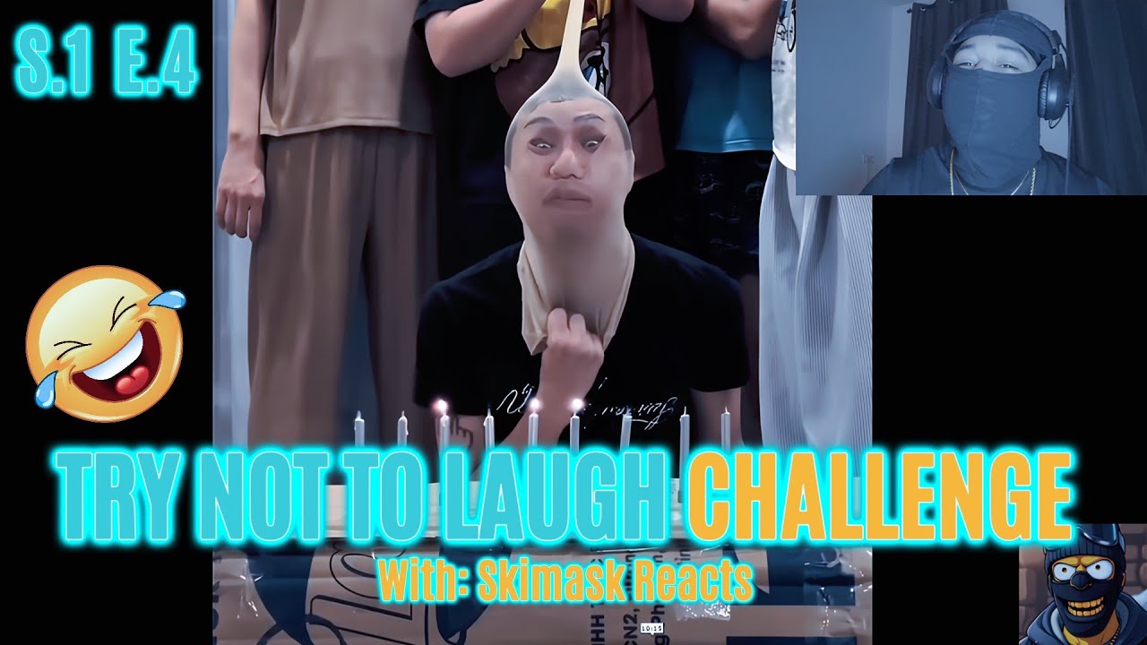 Try Not to Laugh Challenge 4 😂 (IMPOSSIBLE!) - Skimask Reacts - YouTube