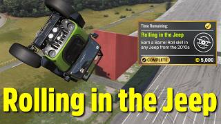 Forza Horizon 6 Barrel Roll Skill for Rolling in the Jeep Daily Challenge Guide | Series 2 Week 4