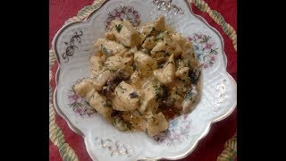 Курица с грибами в сметане Курица с грибами в сметане