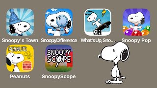 Peanuts Snoopy's Town Tale/Peanuts Snoopy's Spot the Difference/Peanuts What's Up Snoopy/Snoopy POP