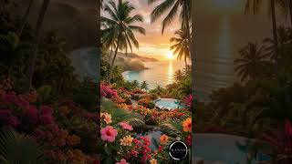 Tropical Sunset Forest Sounds 🌅 Relaxing Birds & Nature Ambience for Peaceful Moments #shorts