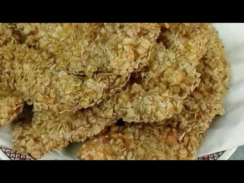 Breast chicken flakes using Quaker oats,crunchy,yummy&healthy - YouTube