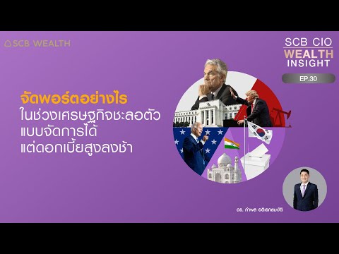 SCB CIO Wealth Insight Ep. 30 จัดพอร์ตอย่างไรในช่วงเศรษฐกิจชะลอตัวแบบจัดการได้ แต่ดอกเบี้ยสูงลงช้า